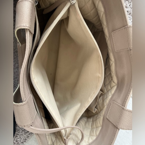 Chanel Beige Perforated Caviar Tote - Picture 11 of 16